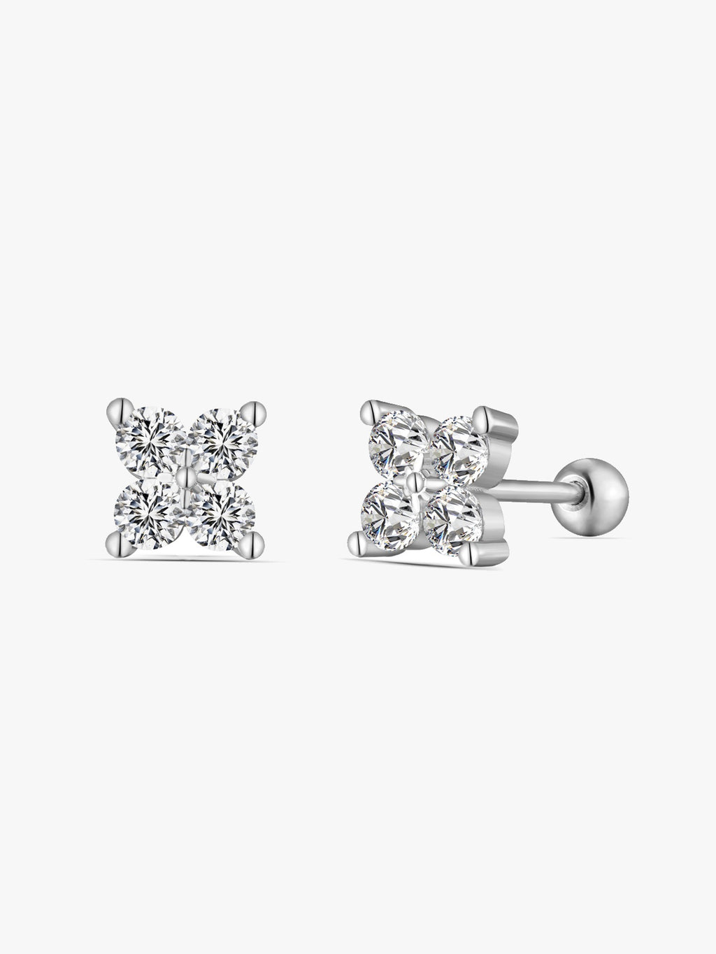 Aretes Flor de Cristales