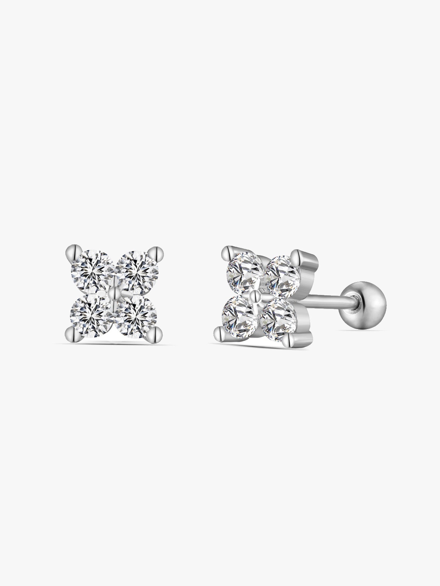 Aretes Flor de Cristales