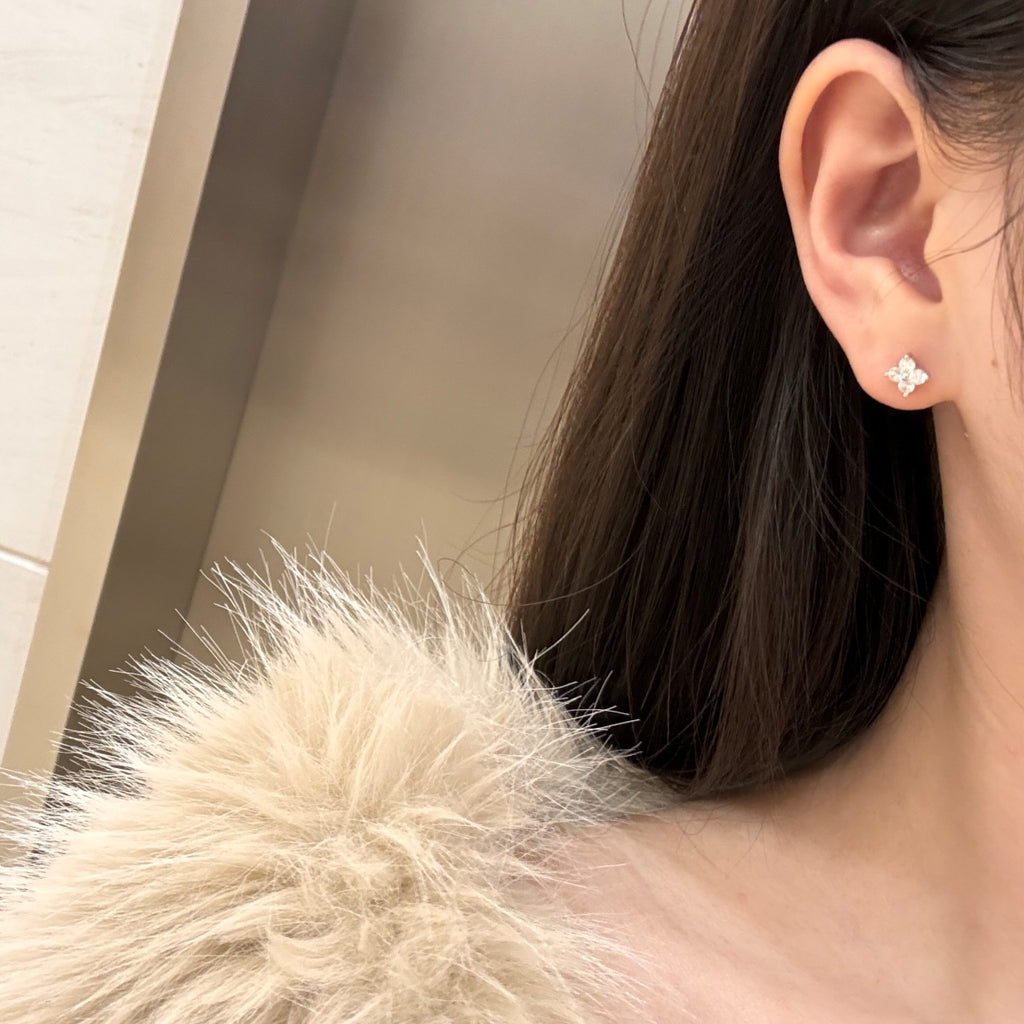 Aretes Flor de Cristales