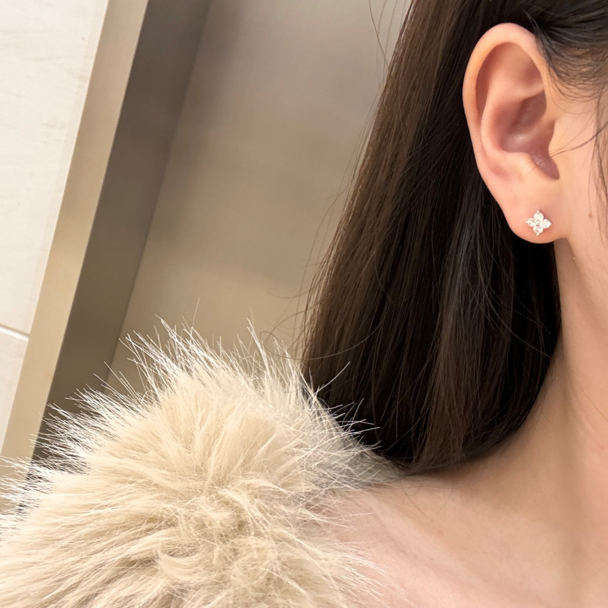 Aretes Flor de Cristales