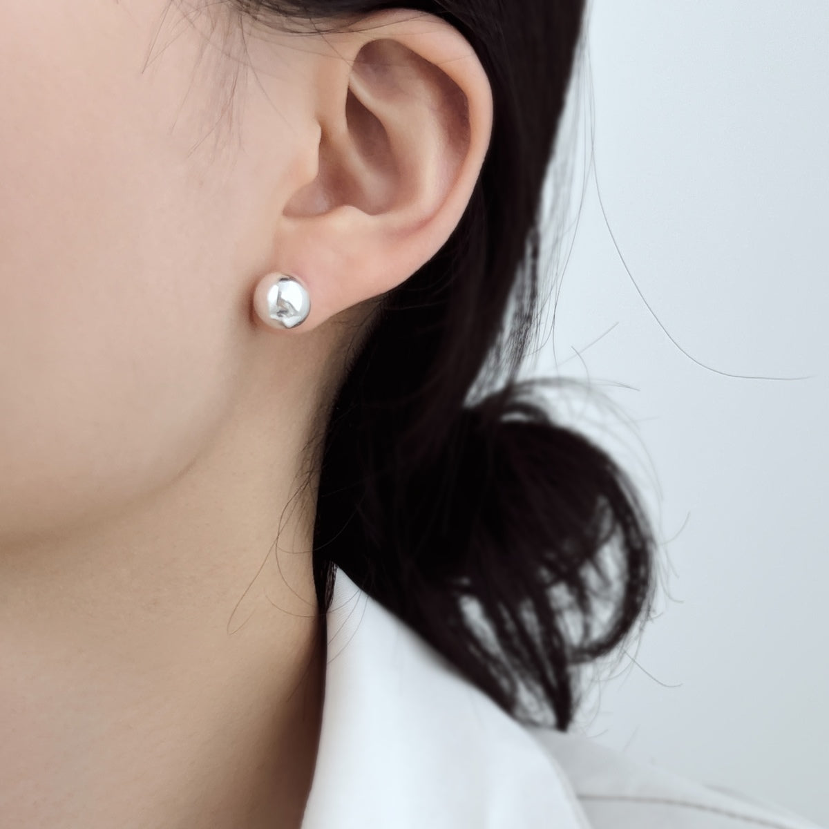 Aretes Bola Pulida
