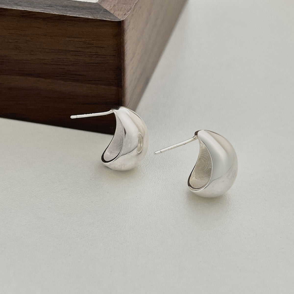 Aretes Gota Pulida